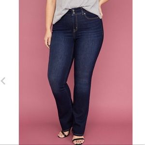 NWT Lane Bryant Tummy Panel HighRise Bootcut Jeans